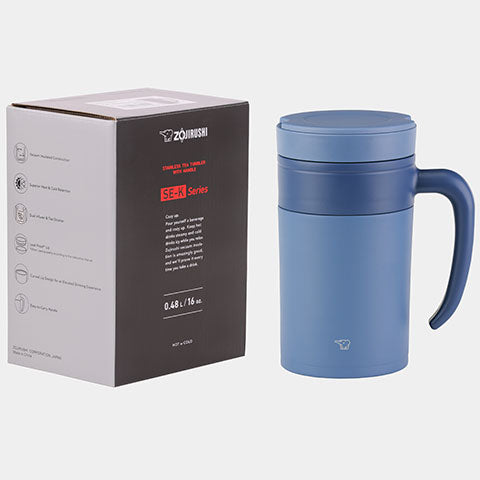 16 oz. Stainless Tea Tumbler with Handle SE-KAE48 - Image 9
